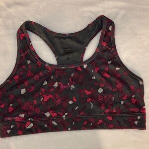 Nike Pro Dri-Fit Sports Bra – Abstract Black/Pink Print